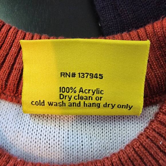 Tipsy Elves "Yellow Snow" Ugly Christmas Knit Sweater | Men's Medium - Picture 9 of 10